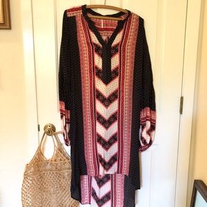 Free People Boho Midi Dress